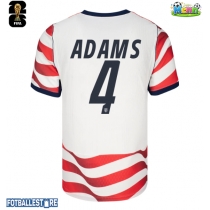 USA Tyler Adams #4 Hjemmedrakt VM 2026 Kortermet
